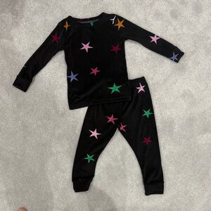 Cat & Jack Black Starry Kids Pajama Set